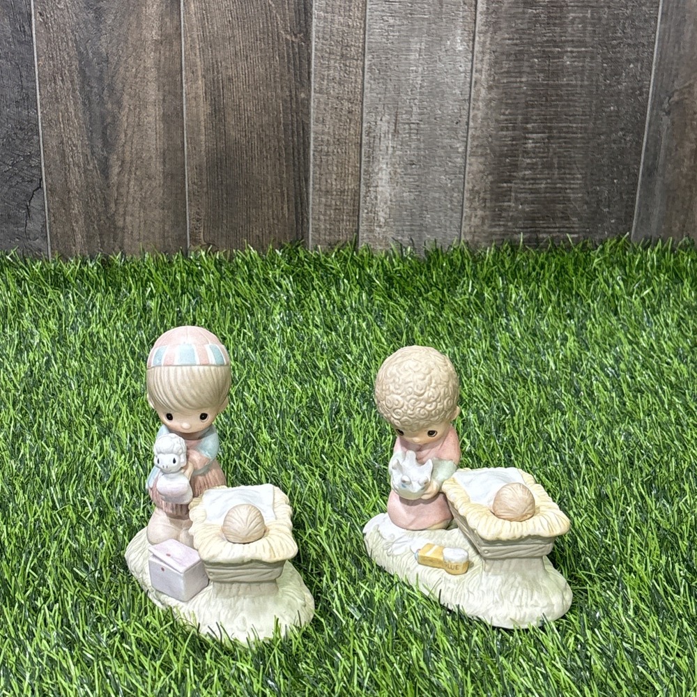 Precious Moments 1979 Lot 2 Christmas Share Crown Him Lord Enesco - Picture 2 of 10